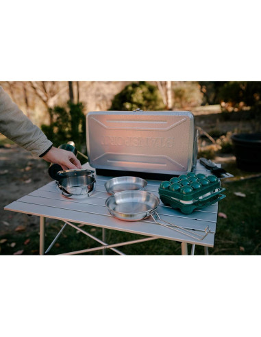 Contenedor de Huevos Stansport Verde para 12 Huevos