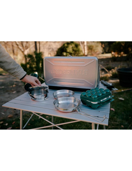 Contenedor de Huevos Stansport Verde para 12 Huevos