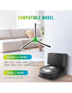 16 Cepillos de Barrido de Bordes Moresis para iRobot Roomba 2