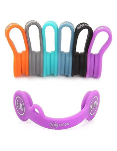 Organizadores Magnéticos de Cables SUNFICON 6 Piezas Multicolor