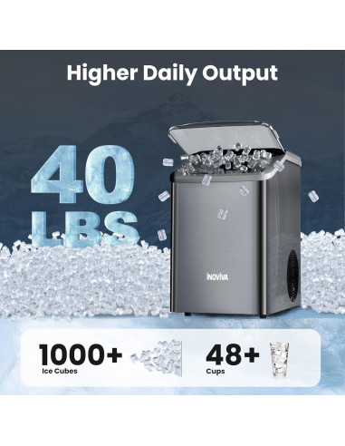 Máquina de Hielo Nugget Inoviva K2.0 18.14 kg/día Autolimpieza