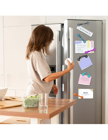 Organizadores Magnéticos de Cables SUNFICON 6 Piezas Multicolor