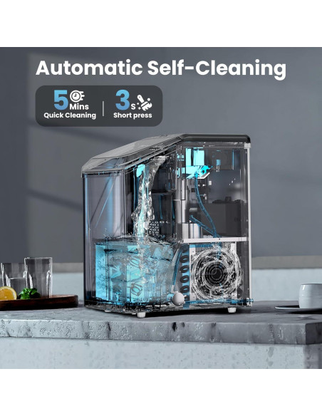 Máquina de Hielo Nugget Inoviva K2.0 18.14 kg/día Autolimpieza