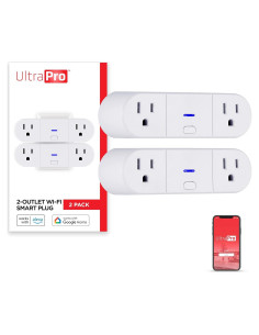 Interruptor Inteligente WiFi UltraPro 2 Enchufes Control App
