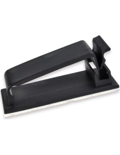 Clip de Cable Conwork 25-Pack Organizador Adhesivo Negro 2