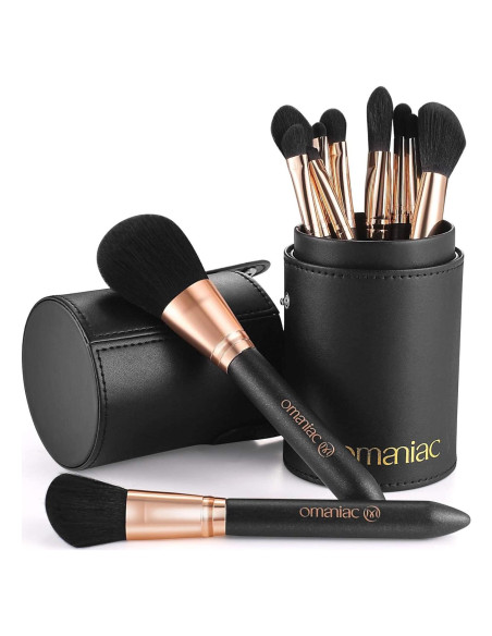 Conjunto de Pinceles de Maquillaje OMANIAC 12 Piezas Profesional
