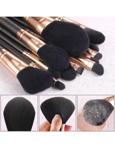 Conjunto de Pinceles de Maquillaje OMANIAC 12 Piezas Profesional 2