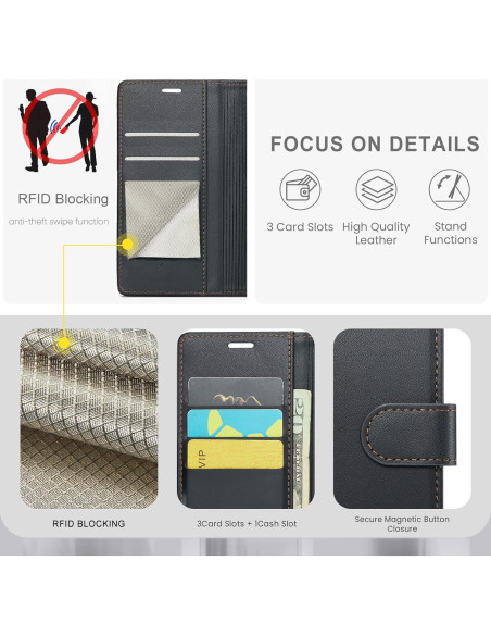 Funda Plegable FLIPALM para Samsung S22 Ultra con RFID