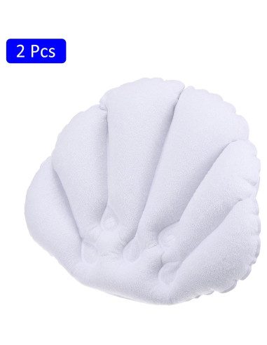 Paquete de 2 Almohadas de Baño Inflables M METERXITY - Soporte para Cuello