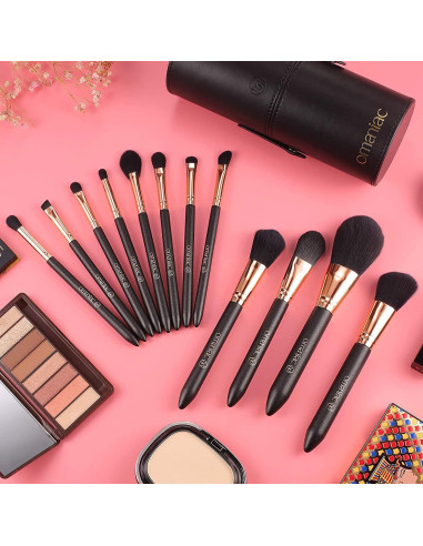 Conjunto de Pinceles de Maquillaje OMANIAC 12 Piezas Profesional
