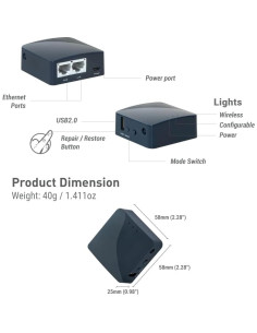 Enrutador Inalámbrico Portátil GL.iNet GL-AR300M16 Mini 16MB 2
