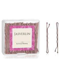 Pinzas para Cabello JASVERLIN Marrón 6 cm - Paquete 100 Piezas