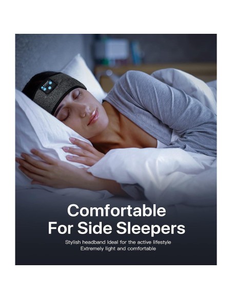 Auriculares para dormir Bluetooth Voerou con banda ajustable Auriculares para dormir Bluetooth Voerou con banda ajustable