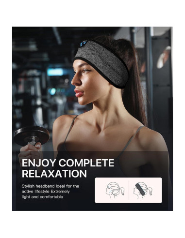 Auriculares para dormir Bluetooth Voerou con banda ajustable