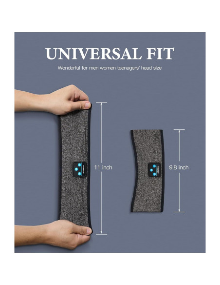 Auriculares para dormir Bluetooth Voerou con banda ajustable Auriculares para dormir Bluetooth Voerou con banda ajustable