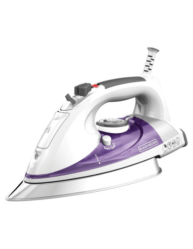 Plancha de Vapor BLACK+DECKER IR1350S 1.36 kg Suela Acero Inoxidable