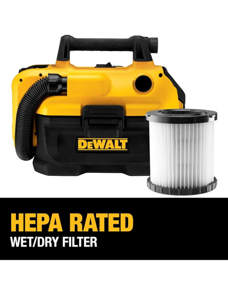 Aspiradora Inalámbrica Húmeda-Seca DEWALT DCV580H 7.57L