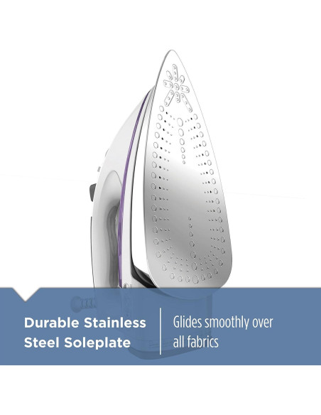 Plancha de Vapor BLACK+DECKER IR1350S 1.36 kg Suela Acero Inoxidable