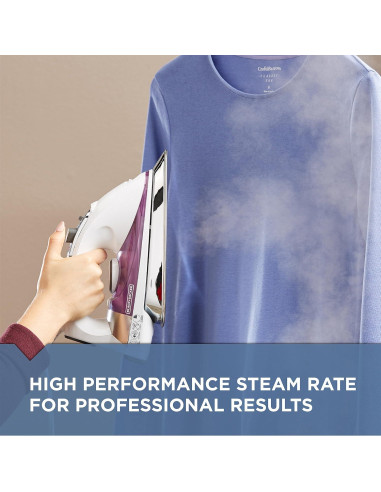 Plancha de Vapor BLACK+DECKER IR1350S 1.36 kg Suela Acero Inoxidable