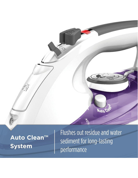 Plancha de Vapor BLACK+DECKER IR1350S 1.36 kg Suela Acero Inoxidable