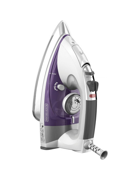 Plancha de Vapor BLACK+DECKER IR1350S 1.36 kg Suela Acero Inoxidable