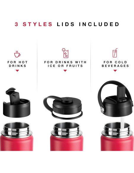 Botella de Agua Aislada Brewberry 600ml Orquídea Púrpura