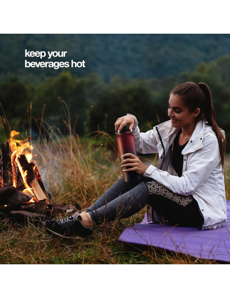 Botella de Agua Aislada Brewberry 600ml Orquídea Púrpura