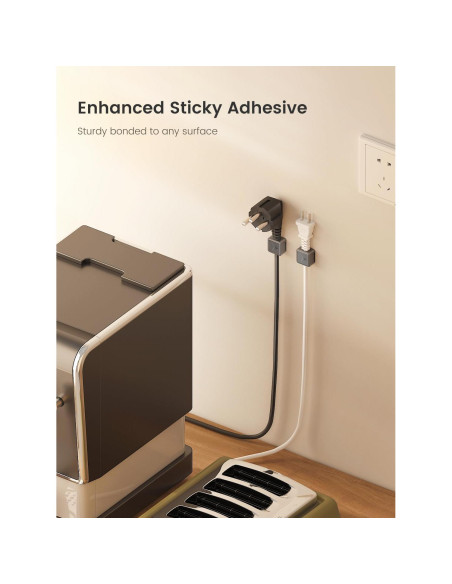 Organizador de Cables Magnético Canisflax Paquete de 6 Clips