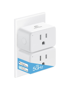 Enchufe Inteligente EIGHTREE Mini 5GHz Control Remoto 2 Paquetes