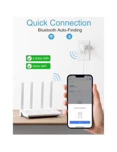 Enchufe Inteligente EIGHTREE Mini 5GHz Control Remoto 2 Paquetes 2