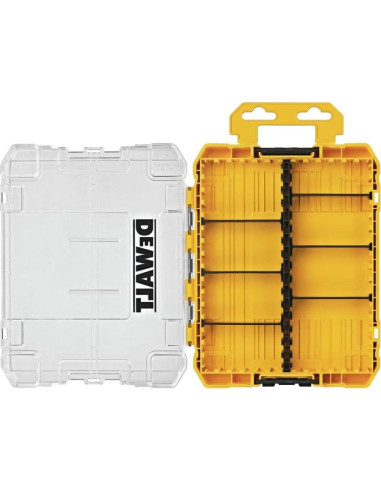Caja de herramientas DEWALT Tough Case mediana 8 compartimentos