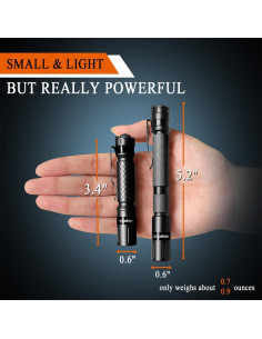 Mini Linterna LED AAclass SF-8300 3 Modos Compacta 2