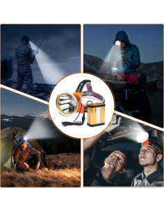 Linterna Frontal LED Recargable Amigos de la Caza 886 2