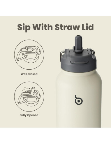 Botella de Agua Aislada 0.91L Acero Inoxidable BOTELLA BOTELLA