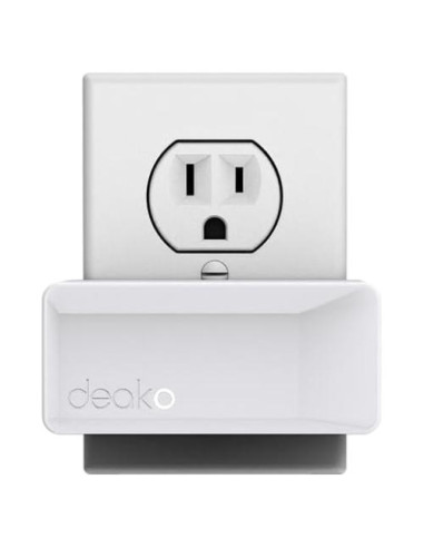 Enchufe Inteligente Deako, Control Remoto, 15A, Blanco