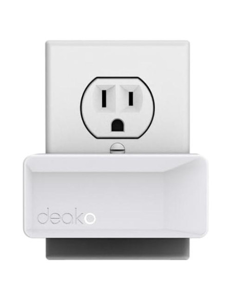 Enchufe Inteligente Deako, Control Remoto, 15A, Blanco