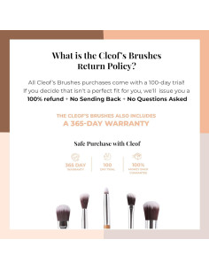 Juego de 13 Pinceles de Maquillaje CLEOF - Vegano y Profesional 2