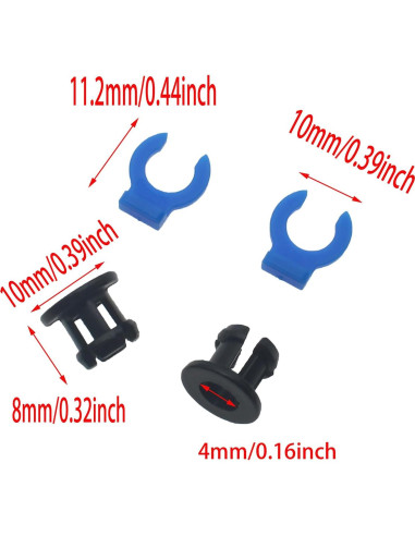 16 Piezas Abrazaderas de Acoplamiento para Impresoras 3D