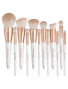 Juego de Brochas de Maquillaje EVRCHGIEA 12 Piezas Cerdas Suaves