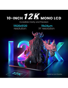 Impresora 3D ELEGOO Saturn 3 Ultra 12K LCD 10" Wi-Fi 2