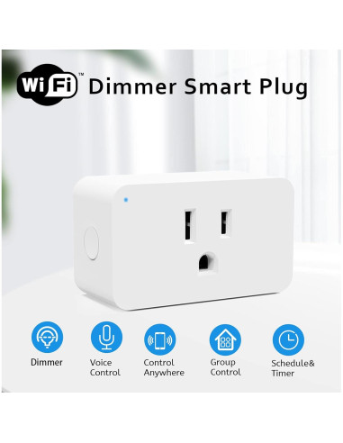 Enchufes Inteligentes Regulables Nuevo Uno 2 Paquete WiFi