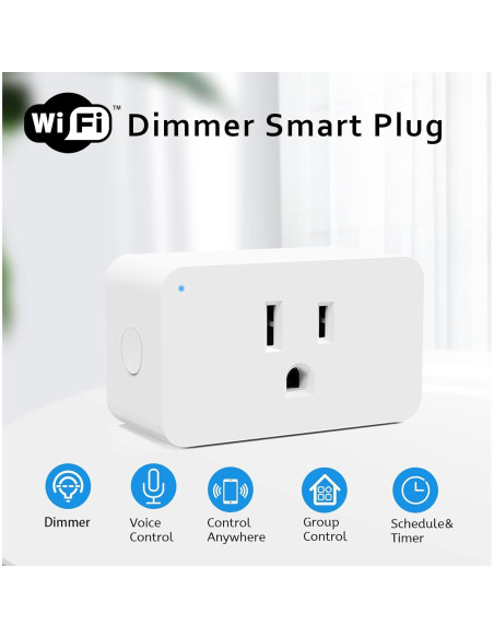 Enchufes Inteligentes Regulables Nuevo Uno 2 Paquete WiFi