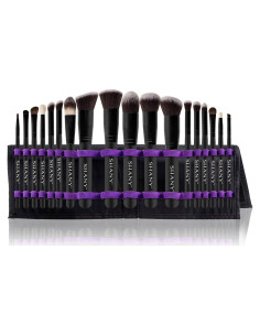Conjunto de Pinceles de Maquillaje SHANY 18 Piezas Kabuki Negro