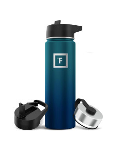 Botella de Agua IRON FLASK 0.62L Acero Inoxidable Aislada