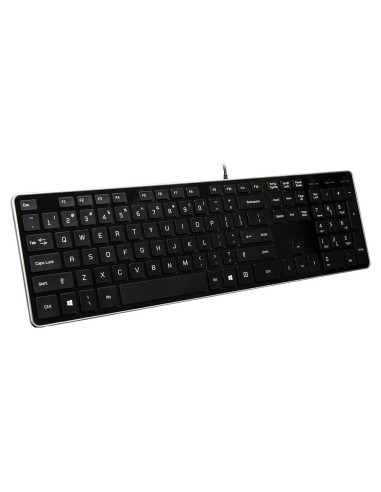 Teclado USB B.FRIENDit KB1430 Negro Teclas Silenciosas