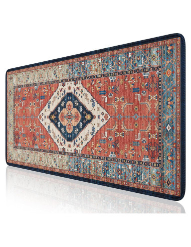 Alfombrilla de Escritorio iCasso XXL Antideslizante Marrón