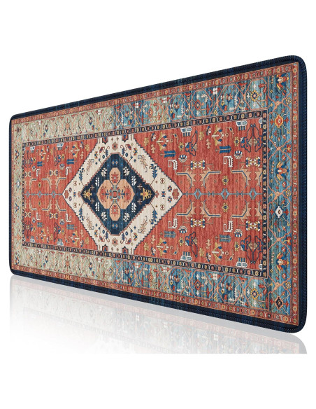 Alfombrilla de Escritorio iCasso XXL Antideslizante Marrón