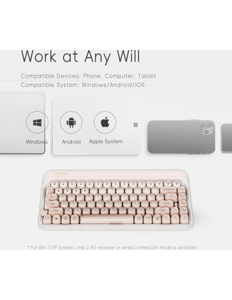 Teclado Mecánico LOFREE DOT Foundation 75% Recargable GATERON