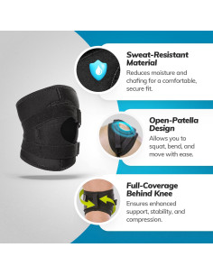 Faja de Rodilla BraceAbility XS - Soporte para Tendonitis y Dolor 2