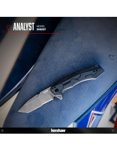Cuchillo de bolsillo Kershaw Analyst 8.25 cm acero 8Cr13MoV 2